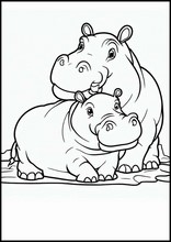 Nijlpaarden - Dieren2