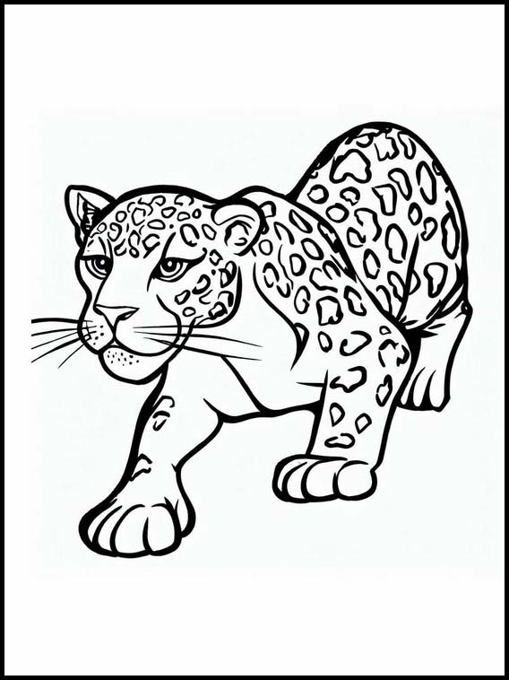 Fargelegging for Barn Jaguar - Dyr 1 Jaguar - Dyr 1