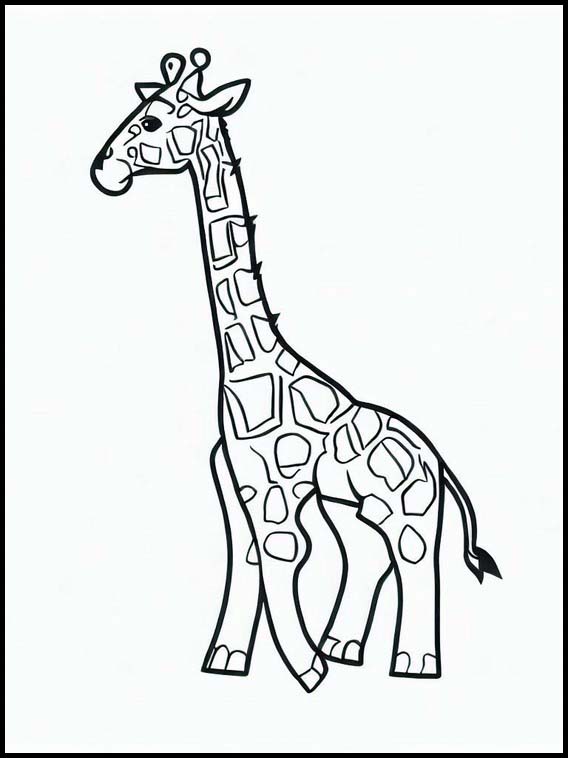 Fargelegging for Barn Giraff - Dyr 1 Giraff - Dyr 1
