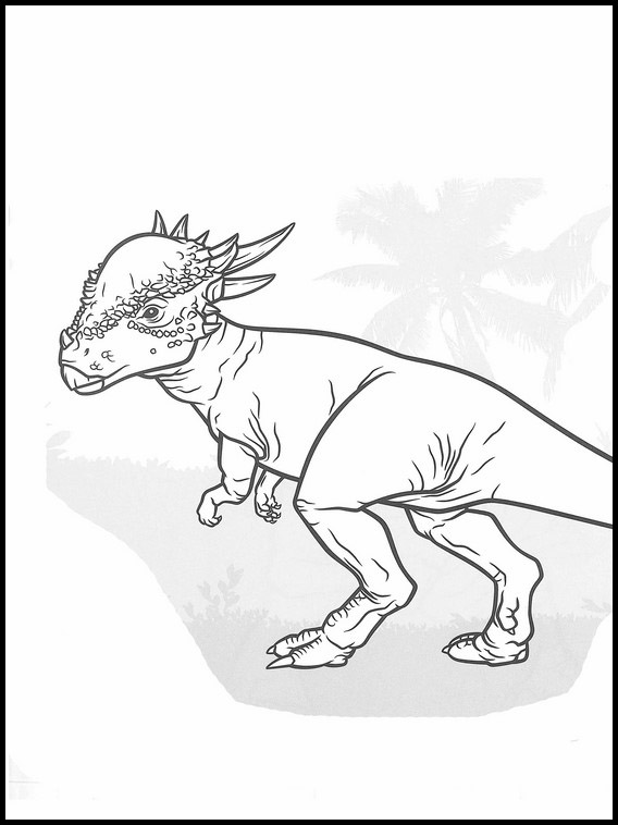 Imprimir Dibujos para Dibujar Jurassic World 18