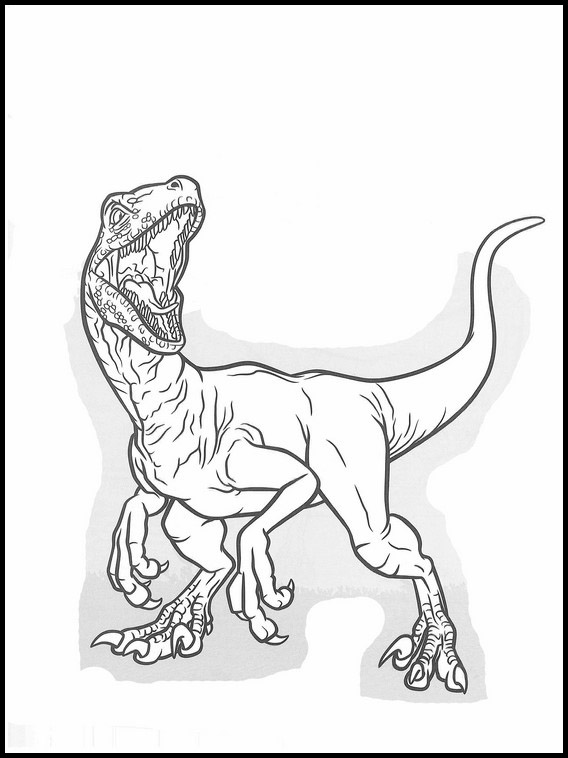   Coloring Pages Jurassic World  Free