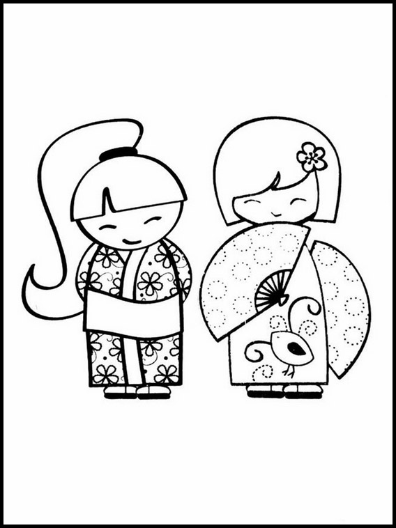 Muñecas Kokeshi 8