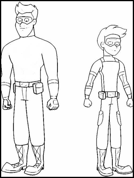 Printable Coloring Pages The Adventures of Kid Danger 5.