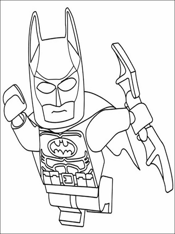 Dibujos para Pintar Lego Batman 30