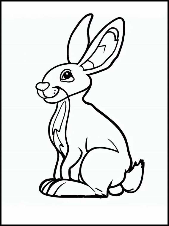 Fargeleggingsbok for Barn Hare - Dyr 4 Hare - Dyr 4