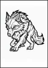オオカミ - 動物2