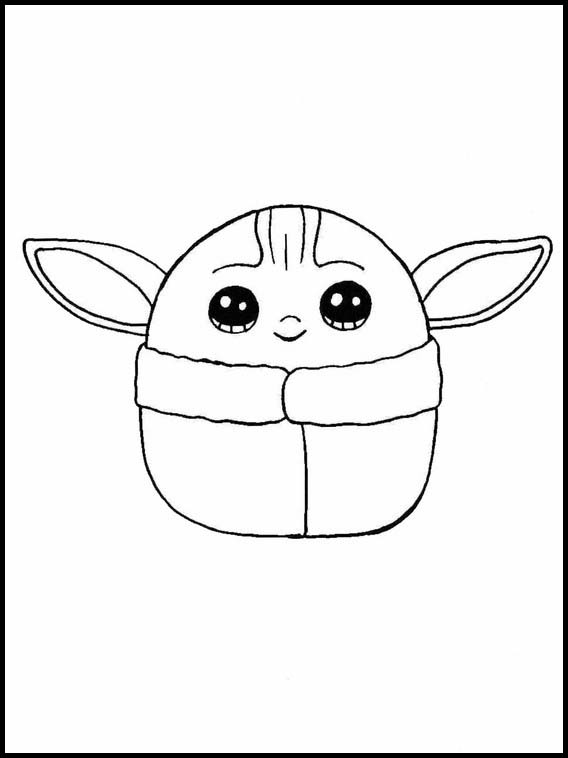 Dibujos Faciles Mandalorian Baby Yoda 26
