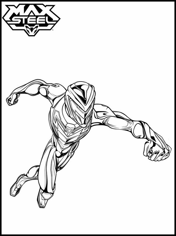 Max Steel Printable Coloring Pages 17