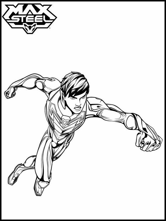 Max Steel Coloring Game 20