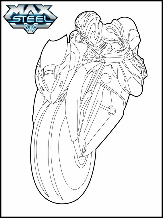 Max Steel Printable Coloring Pages