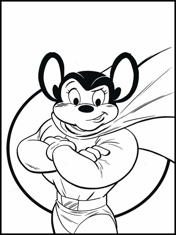 Mighty Mouse Drawing