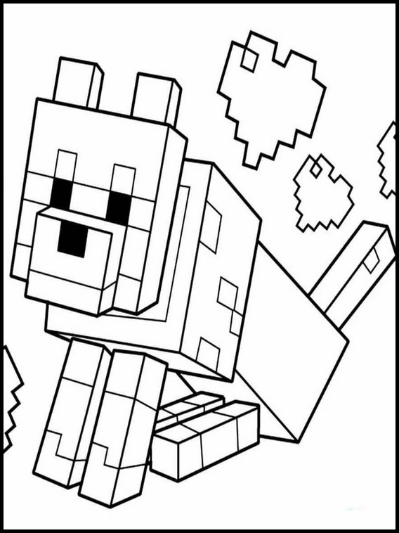 103 Coloring Pages Minecraft  HD