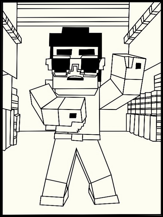 Desenhos para Desenhar Minecraft 4