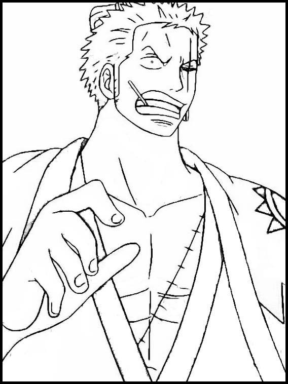 Dibujos Faciles para Pintar One Piece 4