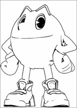 Desenhos de Jogo Pacman 4 para Colorir e Imprimir 