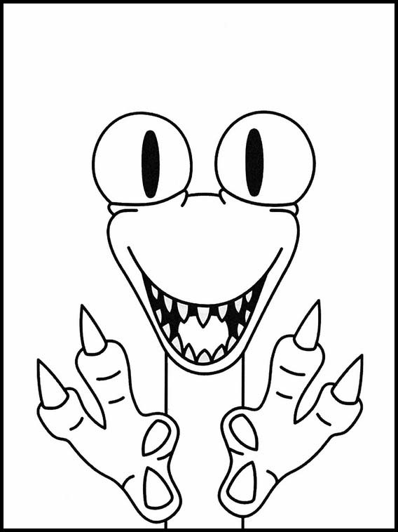 desenho para colorir e imprimir rainbow friends