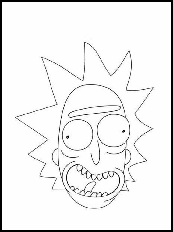Dibujos para Dibujar Rick y Morty 6