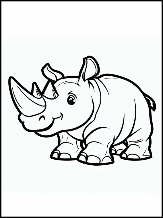 Rhinocéros - Animaux 2