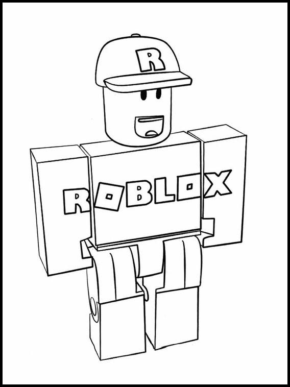 KIT 20 DESENHOS ROBLOX PARA COLORIR PINTAR EM FOLHA SULFITE A4