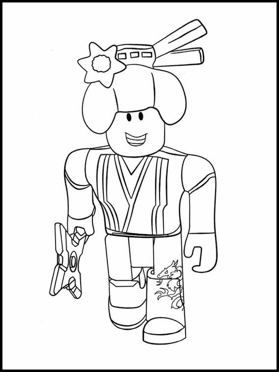 desenho para imprimir do roblox