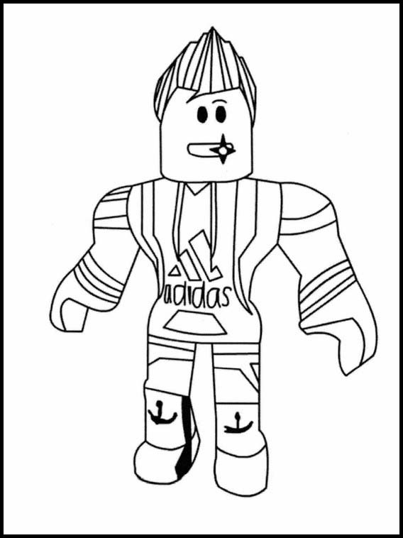 Dibujos para Pintar Roblox 8