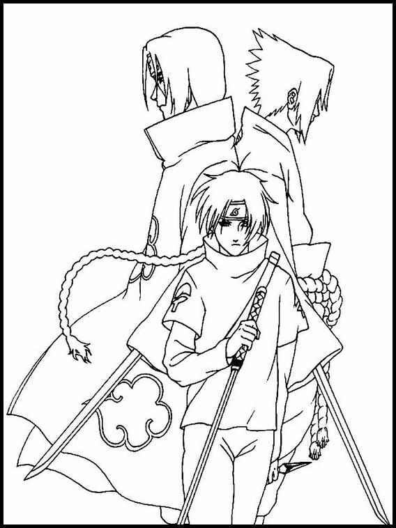 Desenhos para Desenhar Sasuke Uchiha 4