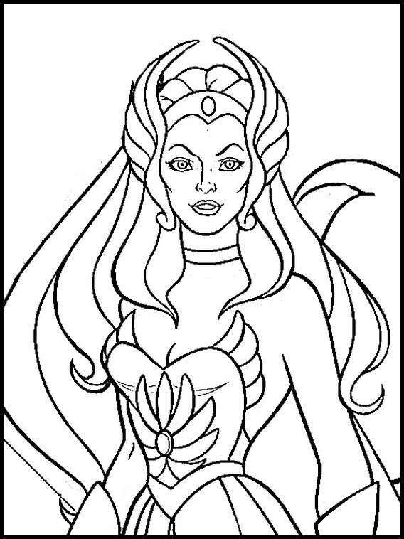 Dibujos Faciles para Colorear She-Ra y las princesas del poder 2