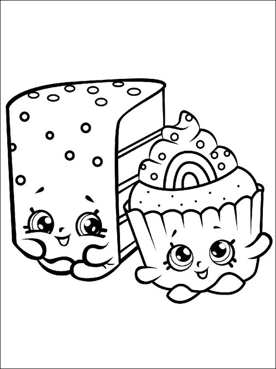 Dibujos para Pintar Shopkins 8