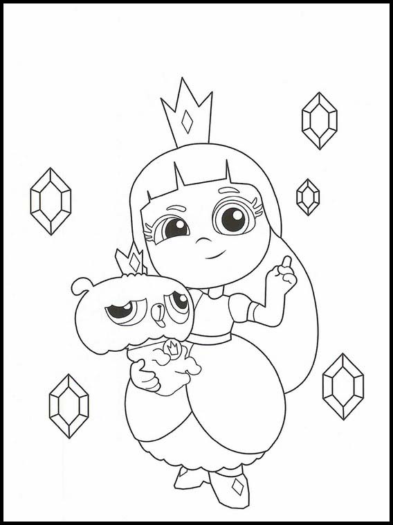 Coloriage à Imprimer Talia et le Royaume Arcenciel 4