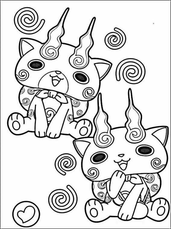 780 Coloring Pages Yo Kai Watch  Latest Free