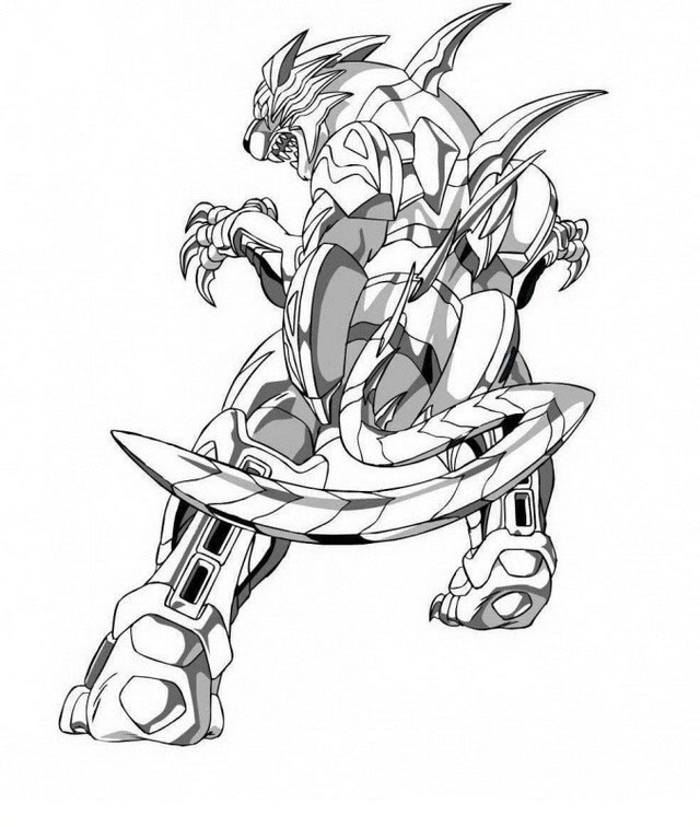 Dibujos Faciles para Colorear Bakugan 25