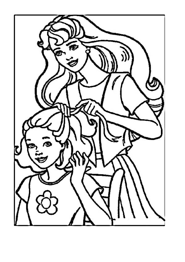 Barbie para Colorir : 20 desenhos para imprimir