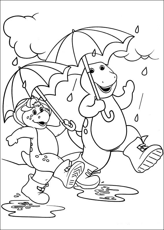 Dibujos Faciles para Dibujar Barney y sus amigos 2