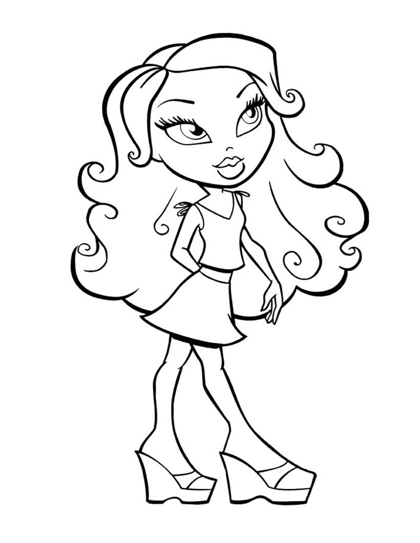 Colouring Bratz 3