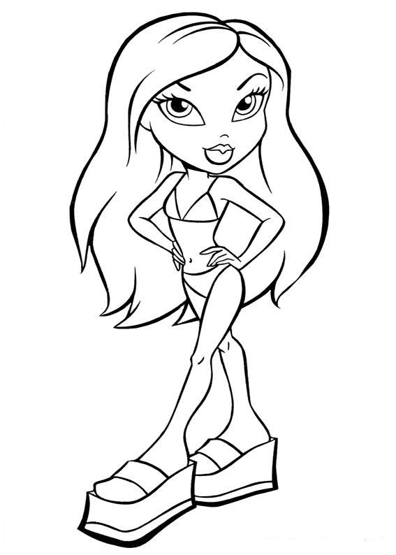 Bratz coloring page (027) @