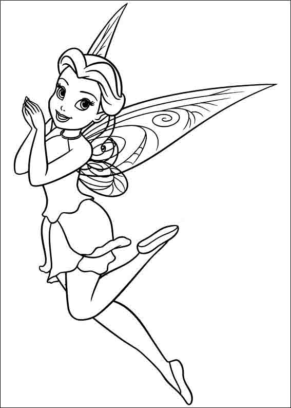 Desenhos para imprimir e pintar da Tinker Bell