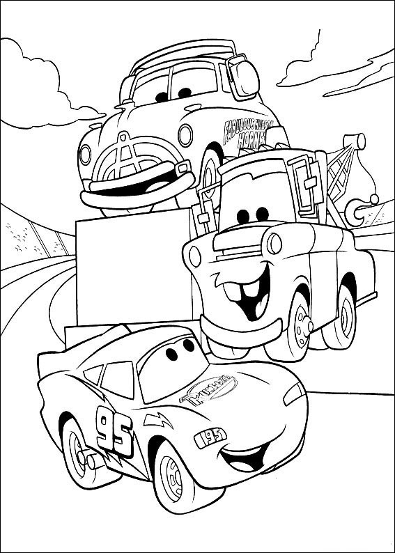 Imagens para Colorir Carros 22