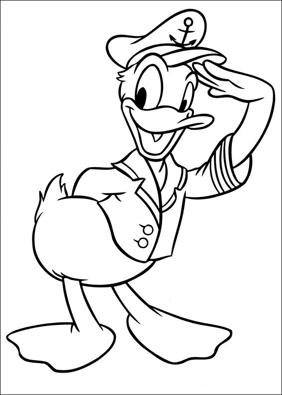 Dibujos Faciles y Bonitos El Pato Donald 17