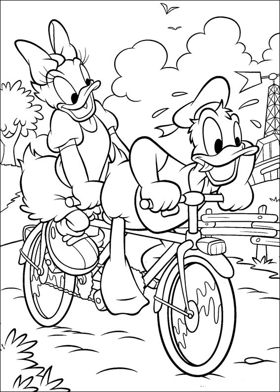 Desenhos para colorir de desenho de um pato para colorir online  