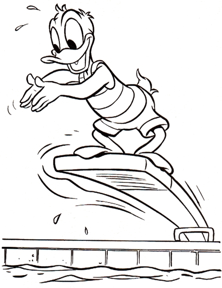 Fargeleggingsbok for Barn Donald Duck 49 Donald Duck 49