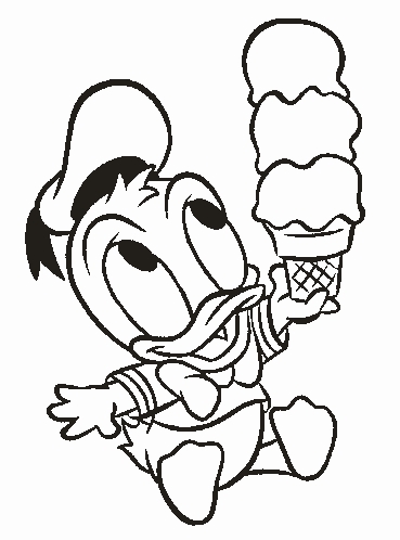 Tegninger til Print Donald Duck 52 Donald Duck 52