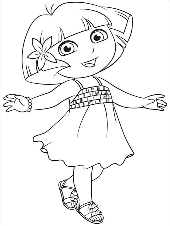  Imprimir Dibujos para Dibujar Dora la Exploradora