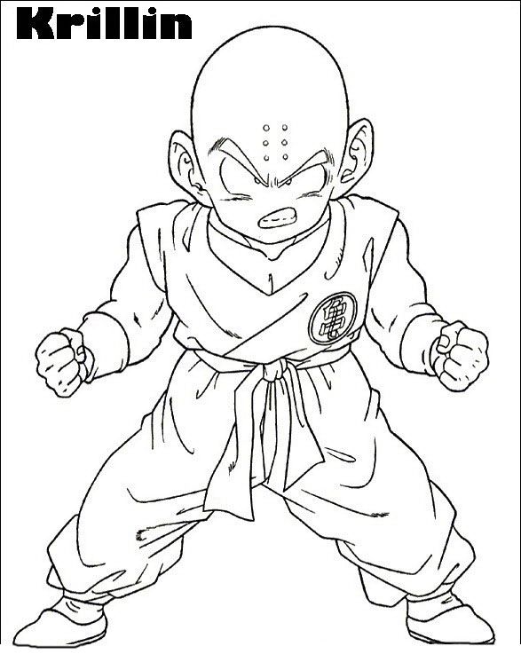 Desenho de Dragon Ball para colorir, pintar e imprimir