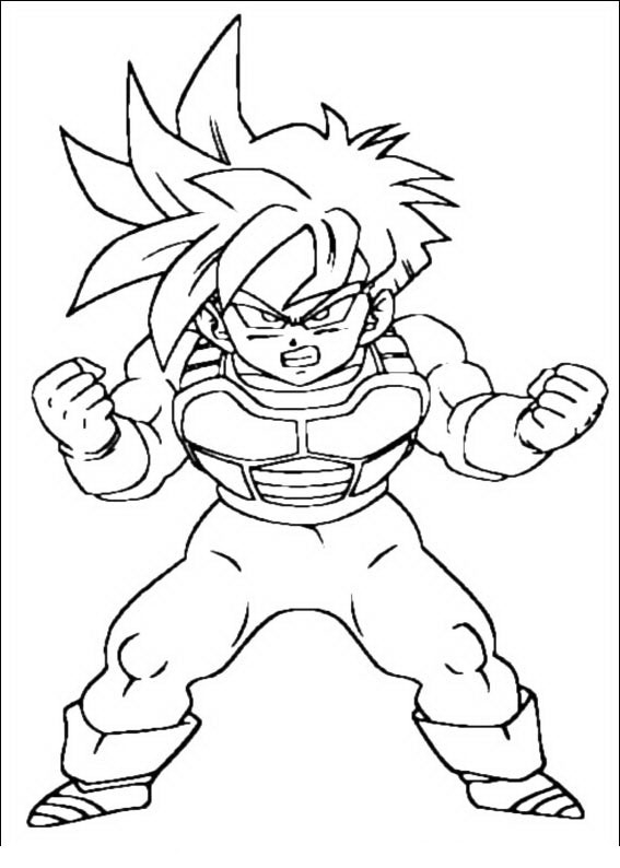 Dibujos Faciles y Bonitos Dragon Ball Z 17