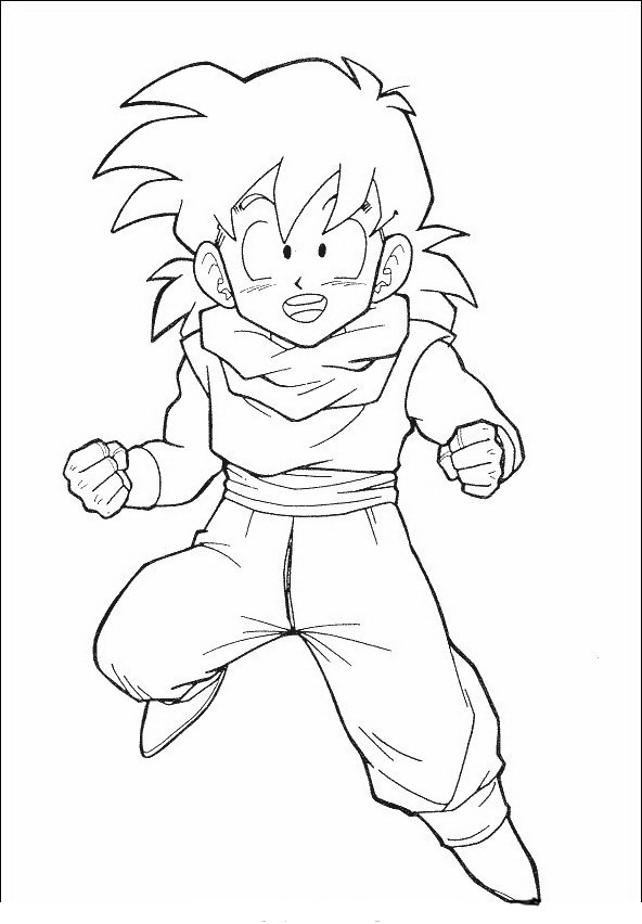 Imagens para Colorir Dragon Ball Z 22