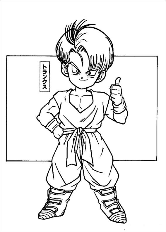 Desenhos de Dragon Ball Z para Colorir e Pintar