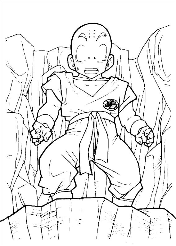 47 desenhos do Goku para colorir