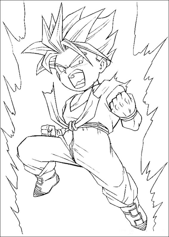 Dibujos Faciles para Dibujar Colorear y Pintar Dragon Ball Z 89