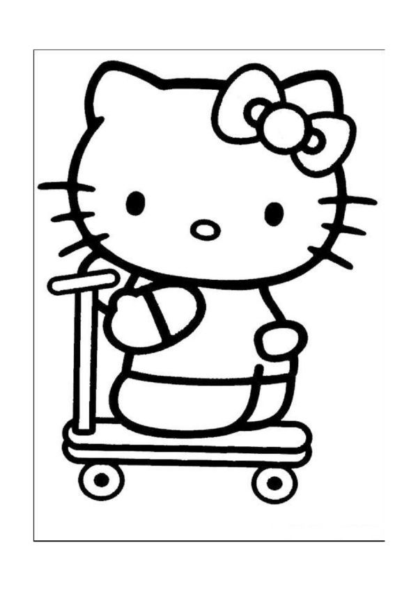 Desenhos do Hello Kitty para colorir