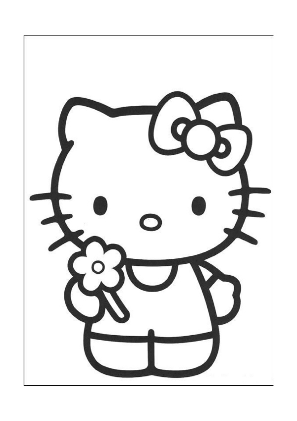 Dibujos Faciles para Pintar Hello Kitty 4